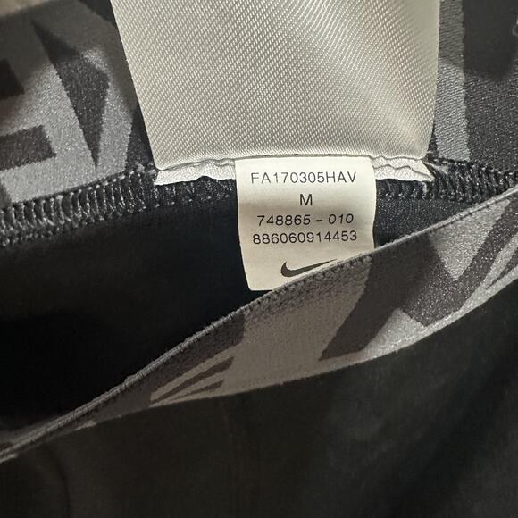 Nike Pro Compression Leggings Mens Medium Base Layer Running Athletic 748865-010 - Picture 3 of 4